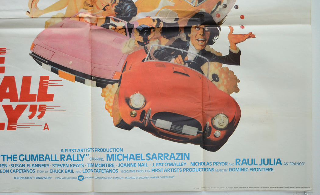 THE GUMBALL RALLY (Bottom Right) Cinema Quad Movie Poster 