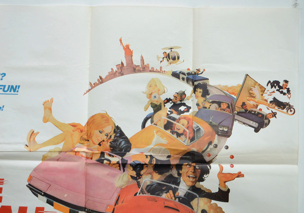 THE GUMBALL RALLY (Top Right) Cinema Quad Movie Poster 