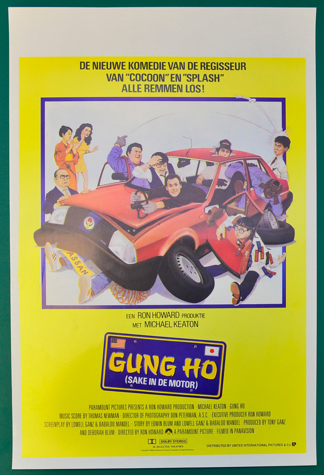 Gung Ho Original Belgian Poster - Film Poster - Movie Poster  