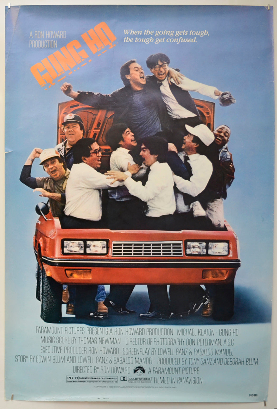 Gung Ho  Original One Sheet Poster - Film Poster - Movie Poster