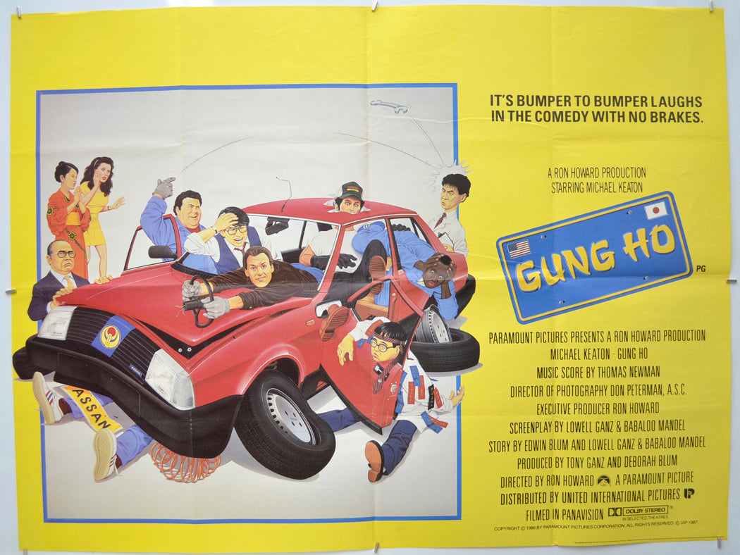 Gung Ho Original Quad Poster - Film Poster - Movie Poster