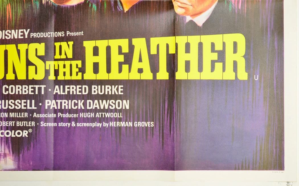 GUNS IN THE HEATHER (Bottom Right) Cinema Quad Movie Poster 