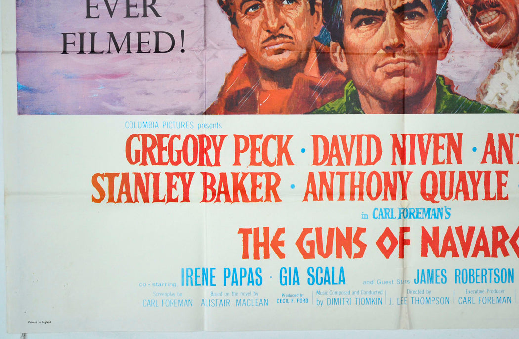 THE GUNS OF NAVARONE - Bottom Left