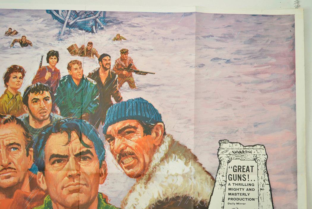 THE GUNS OF NAVARONE (Top Right) Cinema Quad Movie Poster 