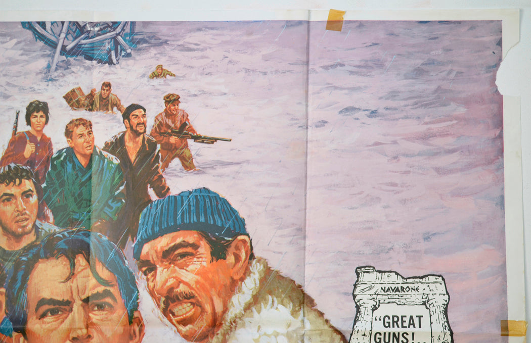 THE GUNS OF NAVARONE (Top Right) Cinema Quad Movie Poster 