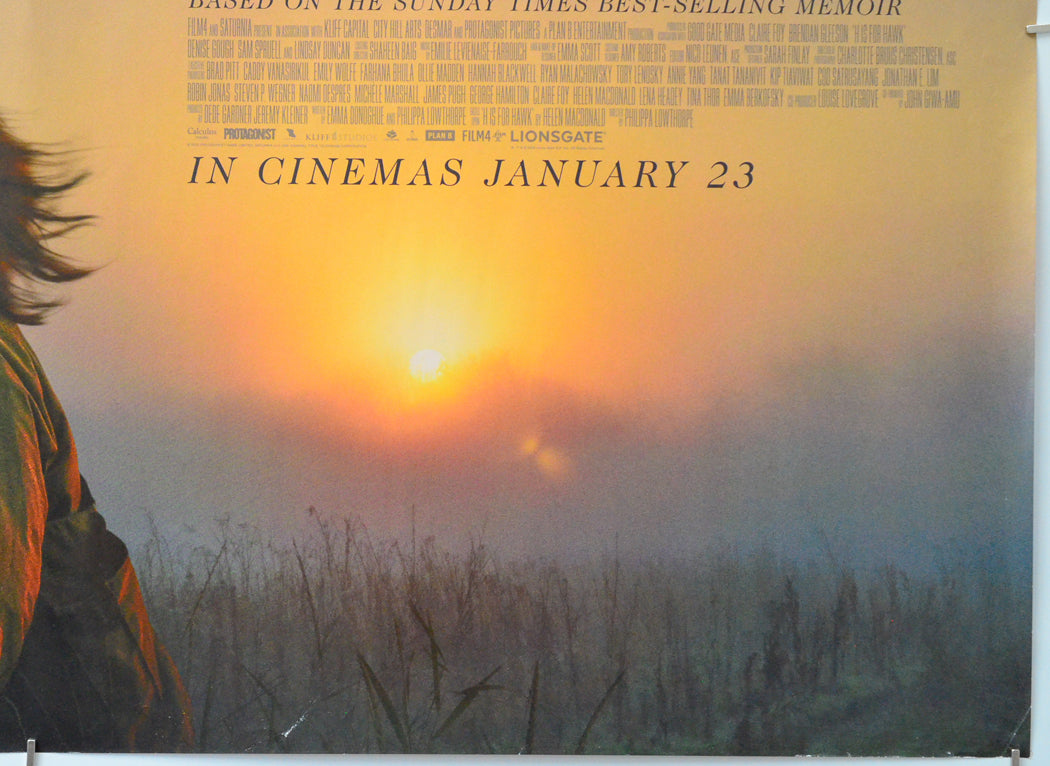 H is for Hawk (Bottom Right) Cinema Quad Movie Poster 