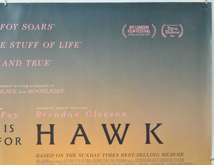 H is for Hawk (Top Right) Cinema Quad Movie Poster 