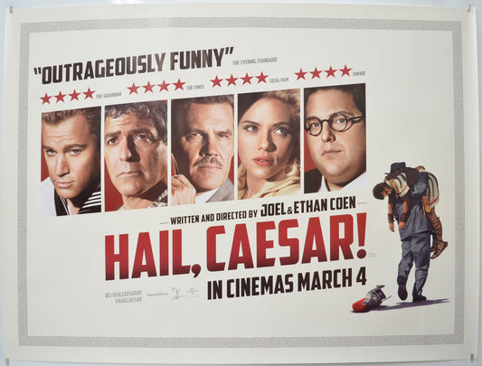 Hail, Caesar!  Original Quad Poster - Film Poster - Movie Poster