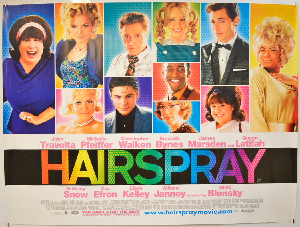 Hairspray  Original Quad Poster - Film Poster - Movie Poster