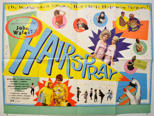 Hairspray  Original Quad Poster - Film Poster - Movie Poster
