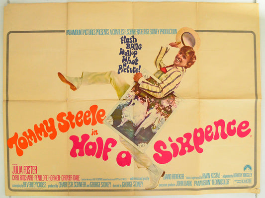 Half A Sixpence Original British Quad Poster - Film Poster - Movie Poster 