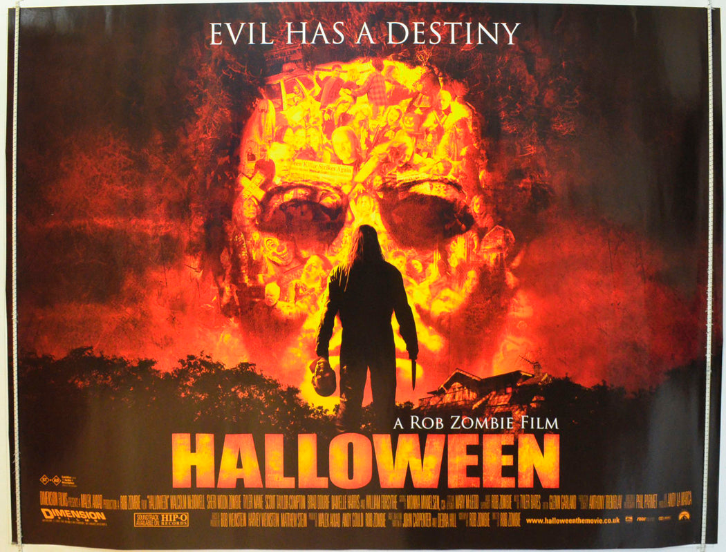 Halloween Original British Quad Poster - Film Poster - Movie Poster 