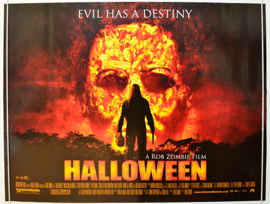 Halloween  Original British Quad Poster - Film Poster - Movie Poster