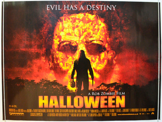 Halloween Original British Quad Poster - Film Poster - Movie Poster 