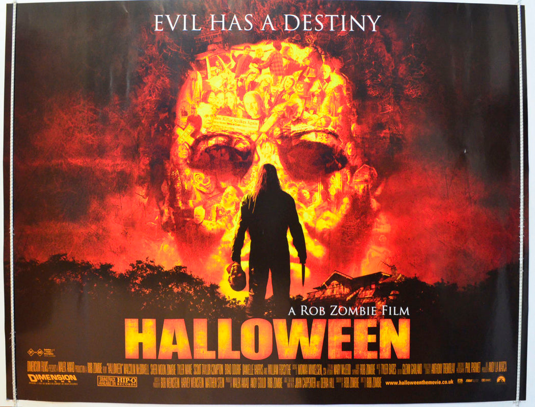 Halloween Original British Quad Poster - Film Poster - Movie Poster 