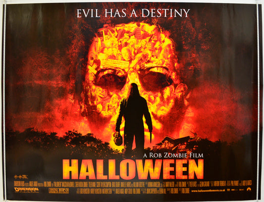 Halloween Original Quad Poster - Film Poster - Movie Poster  