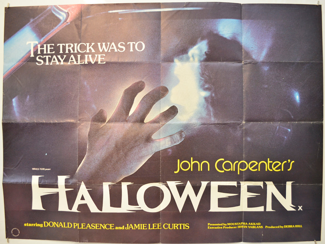 Halloween Original Quad Poster - Film Poster - Movie Poster  