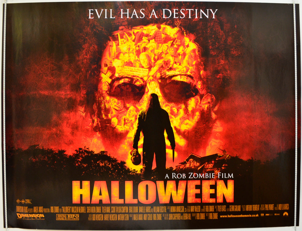 Halloween Original Quad Poster - Film Poster - Movie Poster  