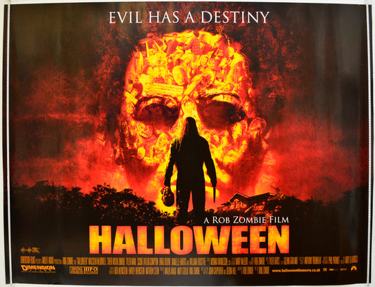 Halloween Original Quad Poster - Film Poster - Movie Poster  