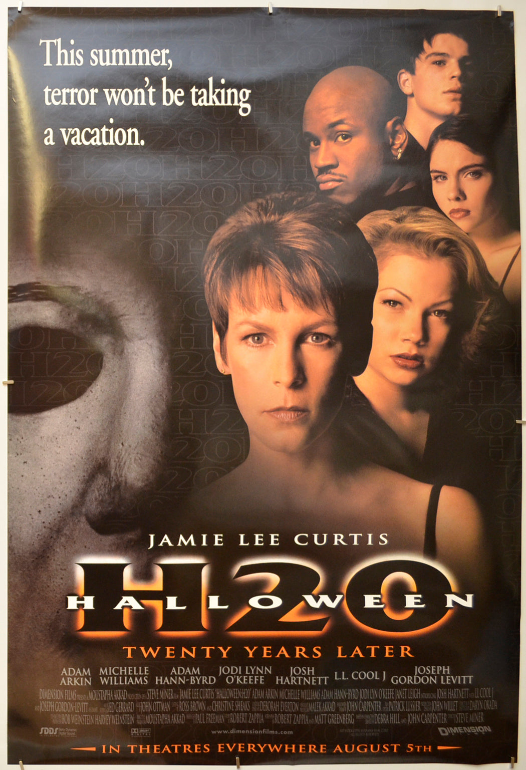 Halloween H20 Original One Sheet Poster - Film Poster - Movie Poster  