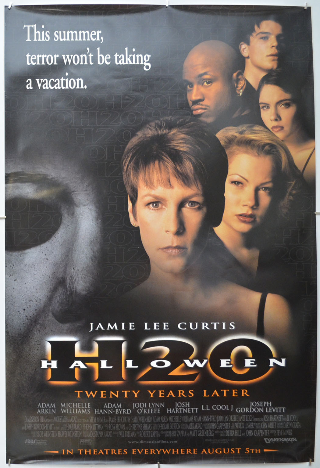 Halloween H20  Original One Sheet Poster - Film Poster - Movie Poster