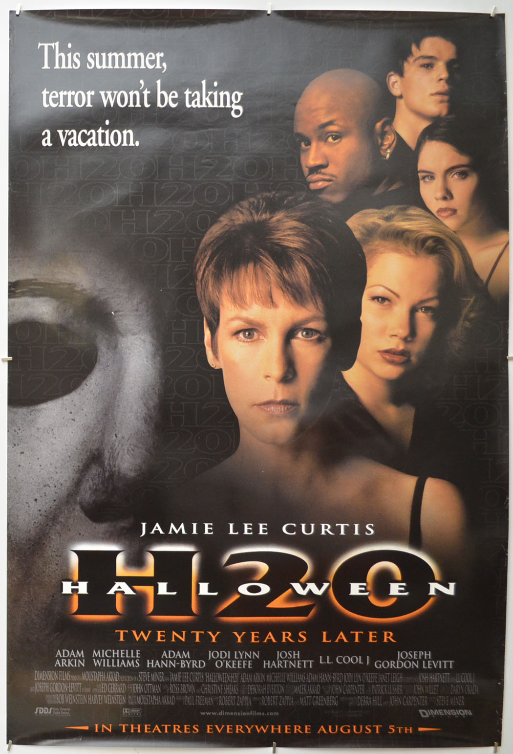 Halloween H20  Original One Sheet Poster - Film Poster - Movie Poster