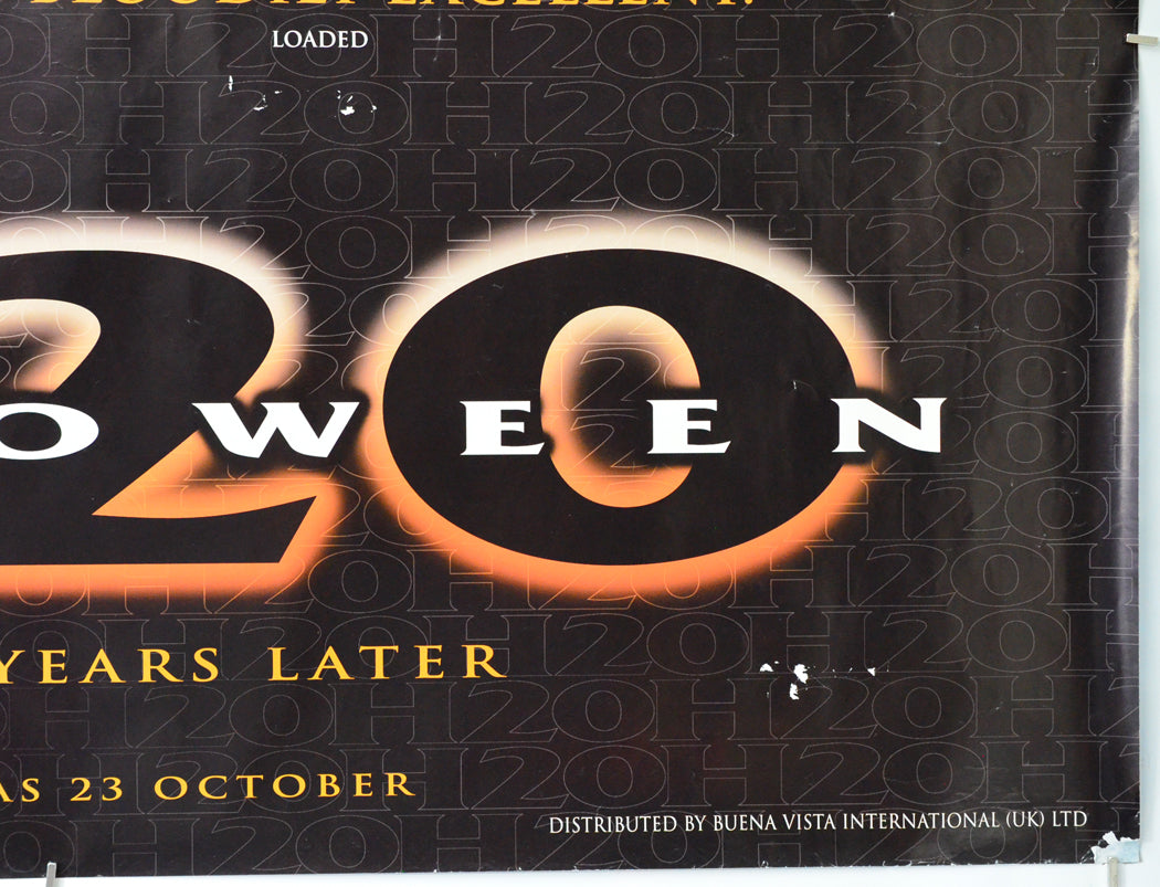 Halloween H20 (Bottom Right) Cinema Quad Movie Poster 