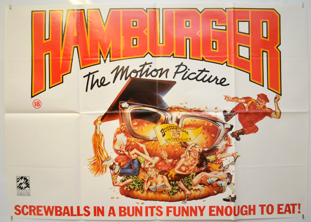 Hamburger - The Motion Picture  Original Quad Poster - Film Poster - Movie Poster