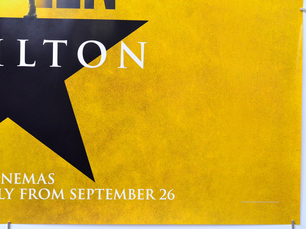 Hamilton (Bottom Right) Cinema Quad Movie Poster 