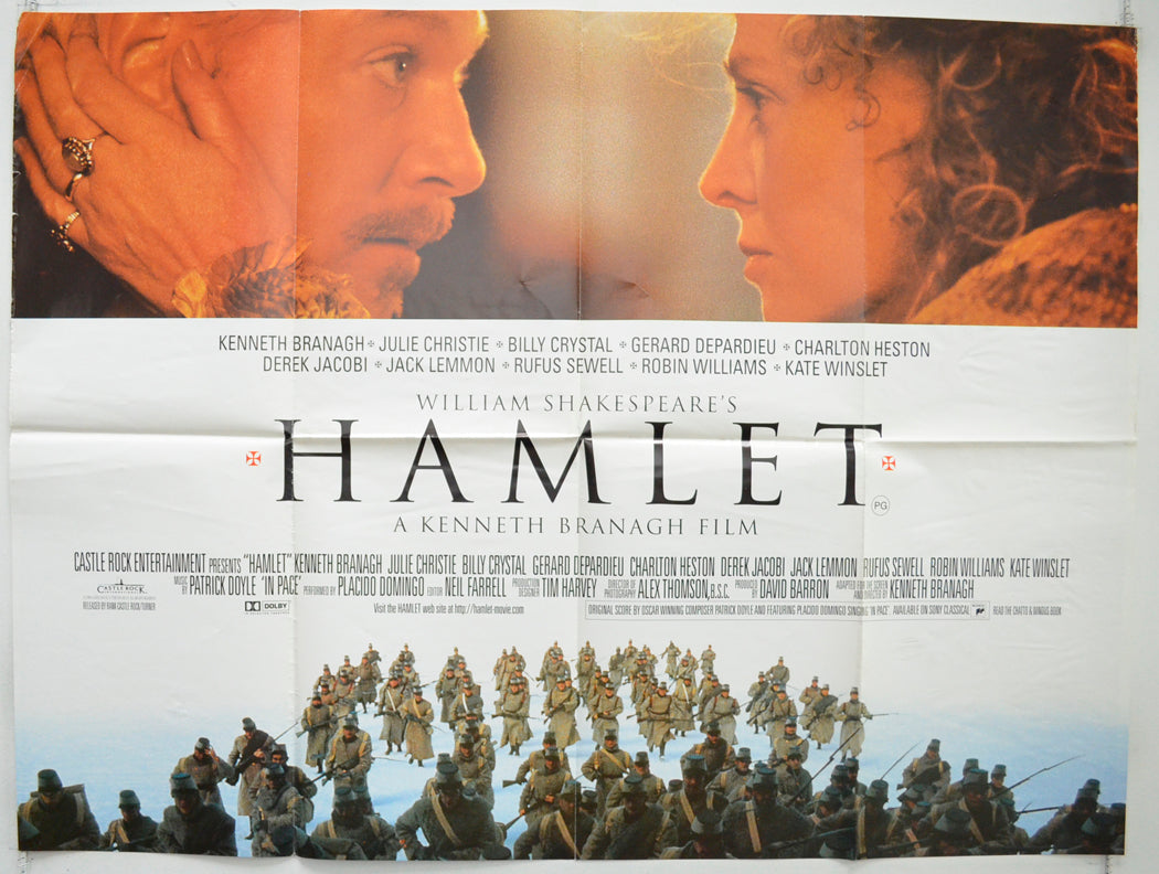 Hamlet Original Quad Poster - Film Poster - Movie Poster  