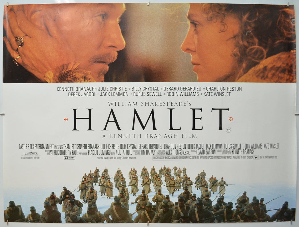 Hamlet Original Quad Poster - Film Poster - Movie Poster