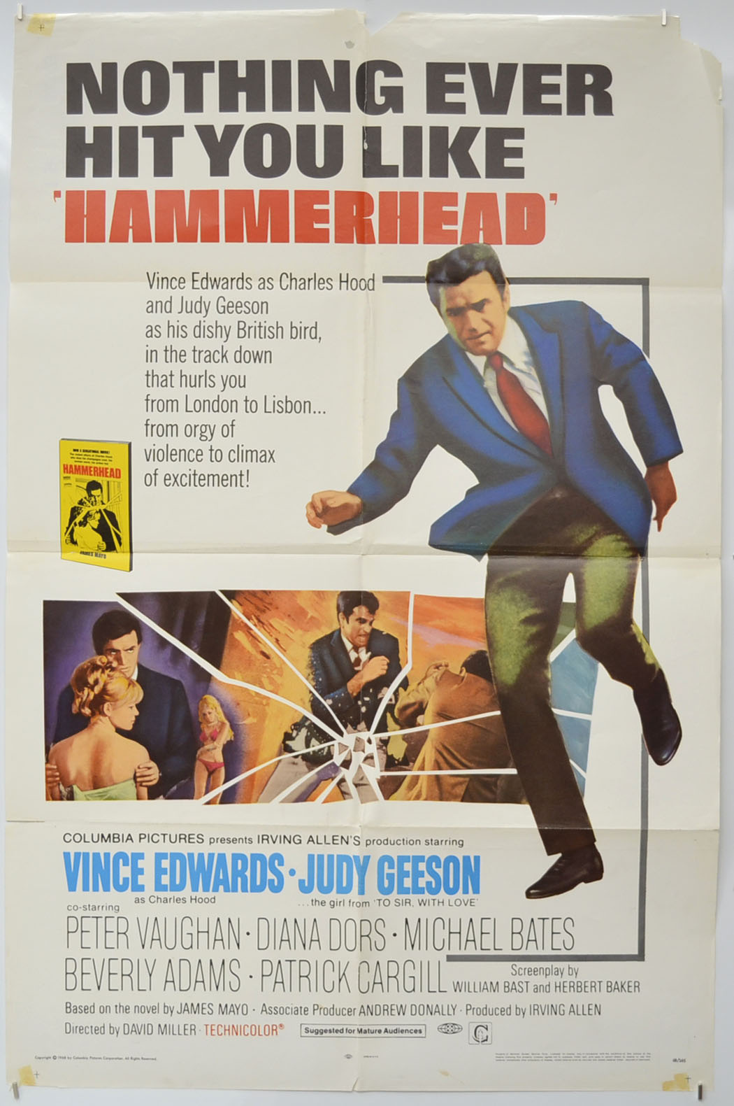 Hammerhead  Original One Sheet Poster - Film Poster - Movie Poster