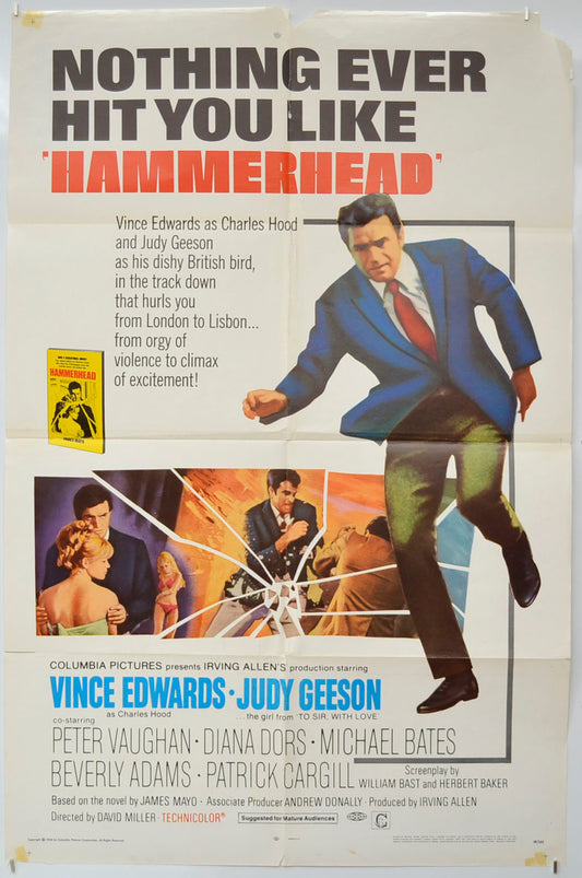 Hammerhead  Original One Sheet Poster - Film Poster - Movie Poster