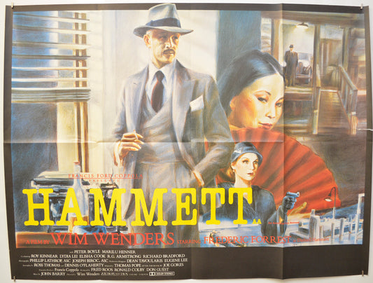 Hammett Original Quad Poster - Film Poster - Movie Poster