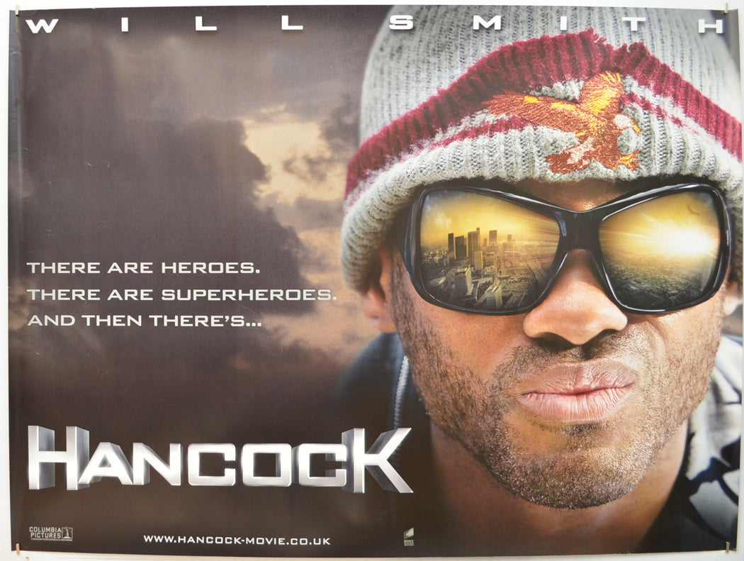 Hancock  (Teaser / Advance Version)   Original Quad Poster - Film Poster - Movie Poster