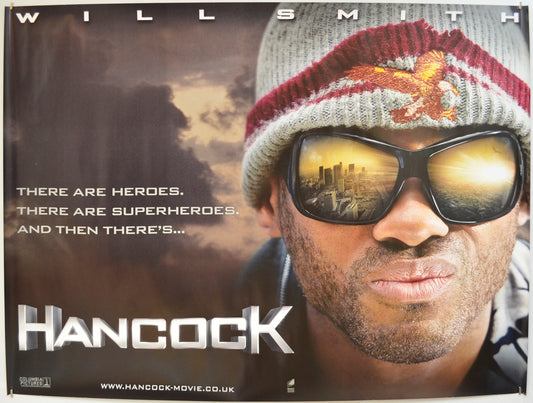 Hancock  (Teaser / Advance Version) Original Quad Poster - Film Poster - Movie Poster