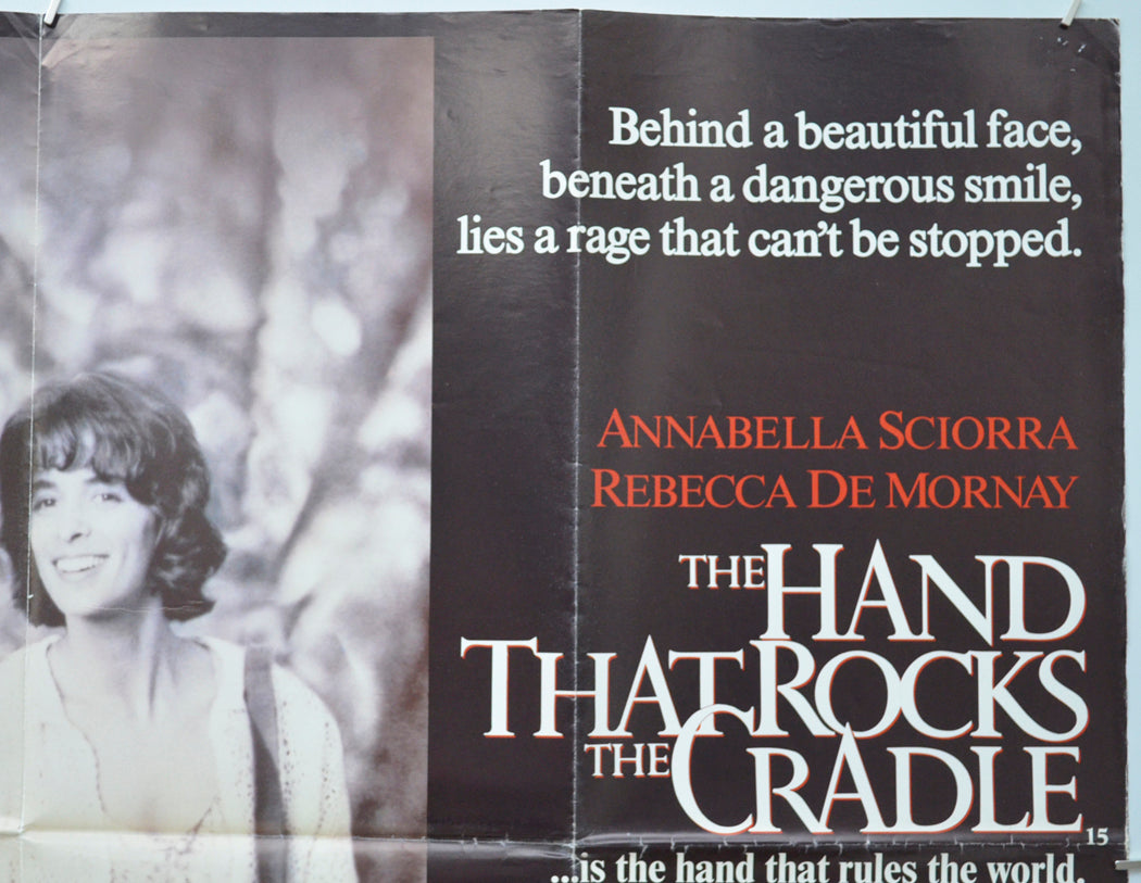 THE HAND THAT ROCKS THE CRADLE (Top Right) Cinema Quad Movie Poster 