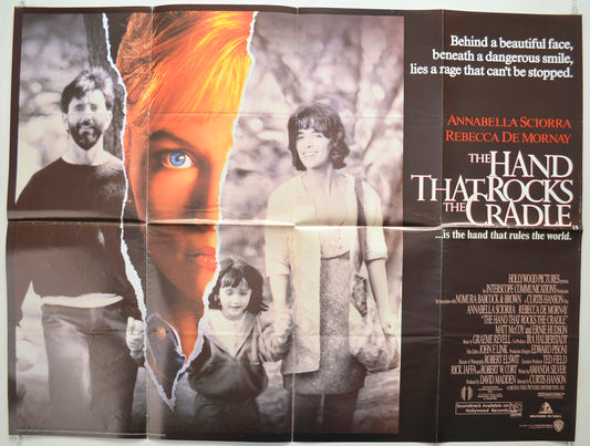 The Hand That Rocks The Cradle Original Quad Poster - Film Poster - Movie Poster  