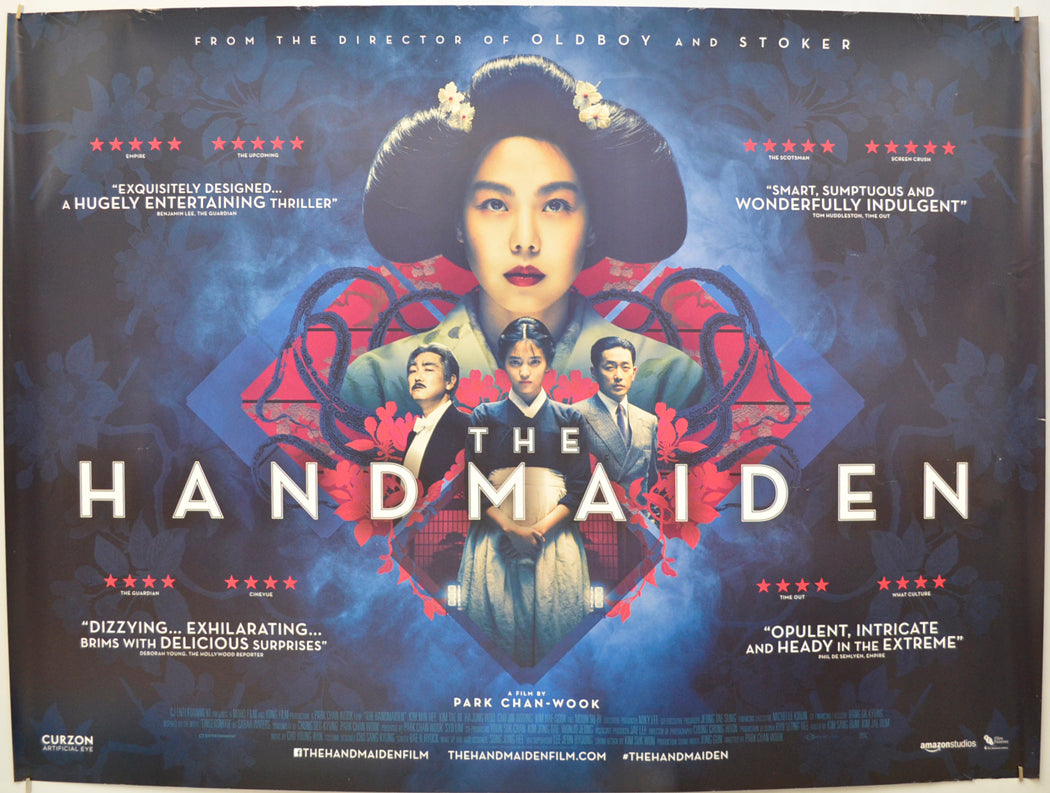 The Handmaiden  Original Quad Poster - Film Poster - Movie Poster