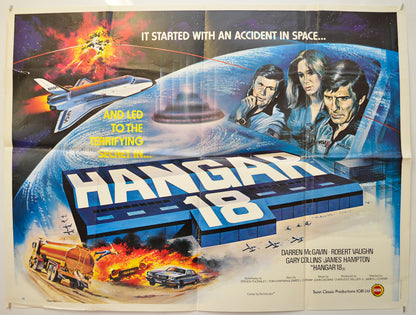 Hangar 18 Original Quad Poster - Film Poster - Movie Poster