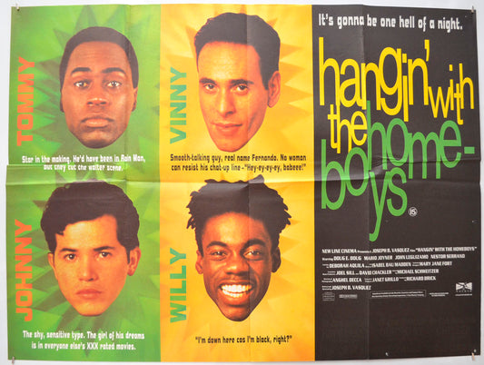 Hangin' With The Homeboys Original Quad Poster - Film Poster - Movie Poster