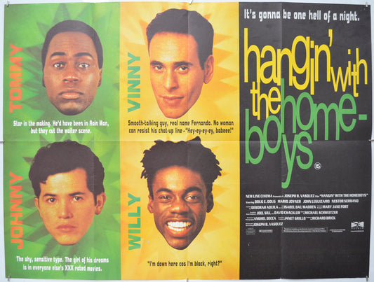 Hangin' With The Homeboys - Original Quad Poster - Film Poster - Movie Poster