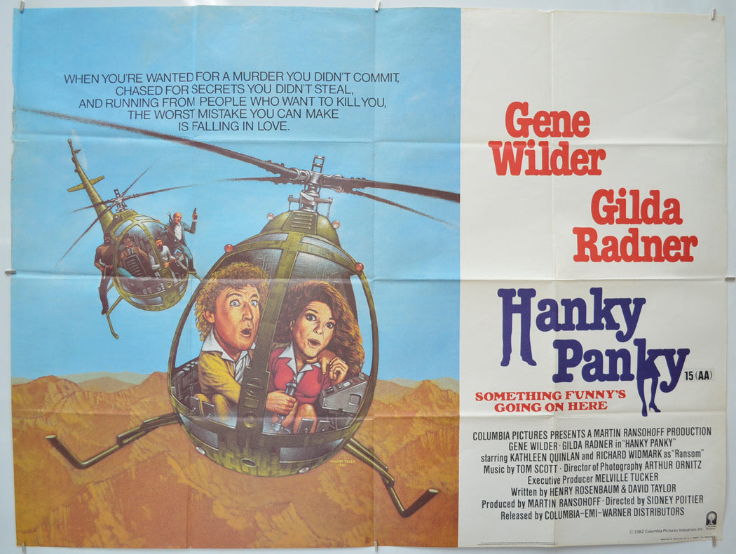 Hanky Panky - Original Quad Poster - Film Poster - Movie Poster