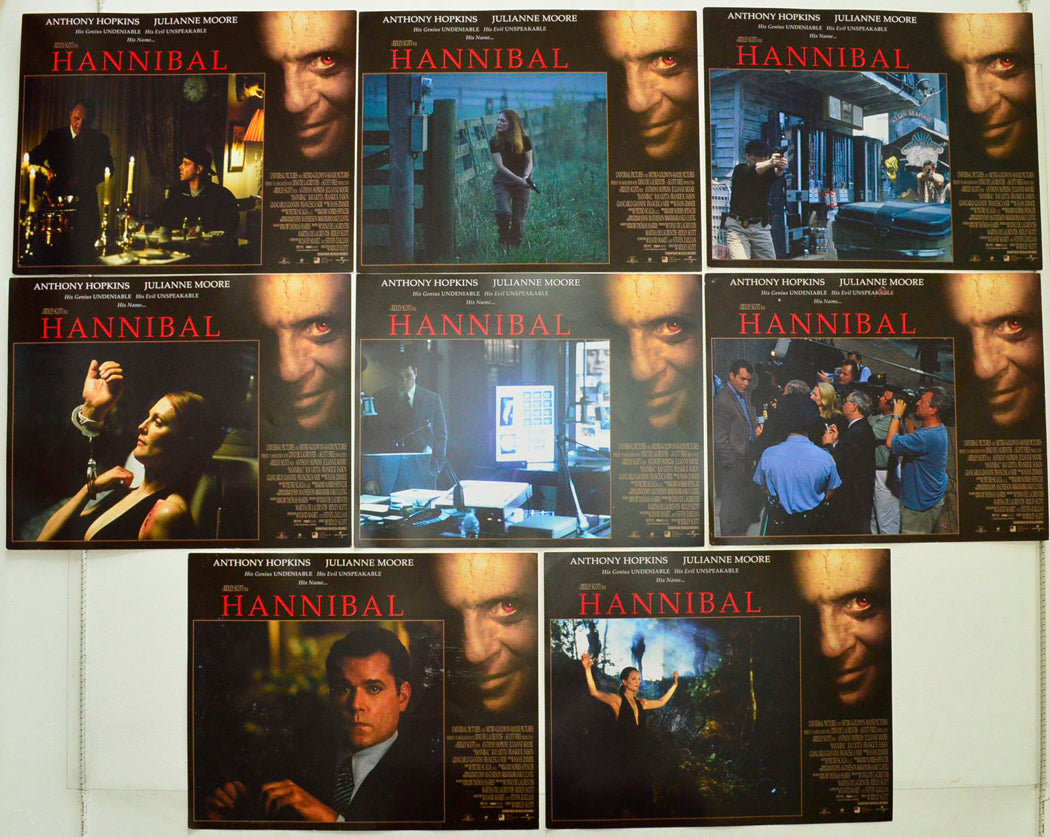 Hannibal Set of 8 Original USA Cinema Lobby Cards 