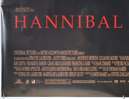 HANNIBAL (Bottom Left) Cinema Quad Movie Poster 