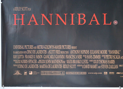 HANNIBAL (Bottom Left) Cinema Quad Movie Poster 