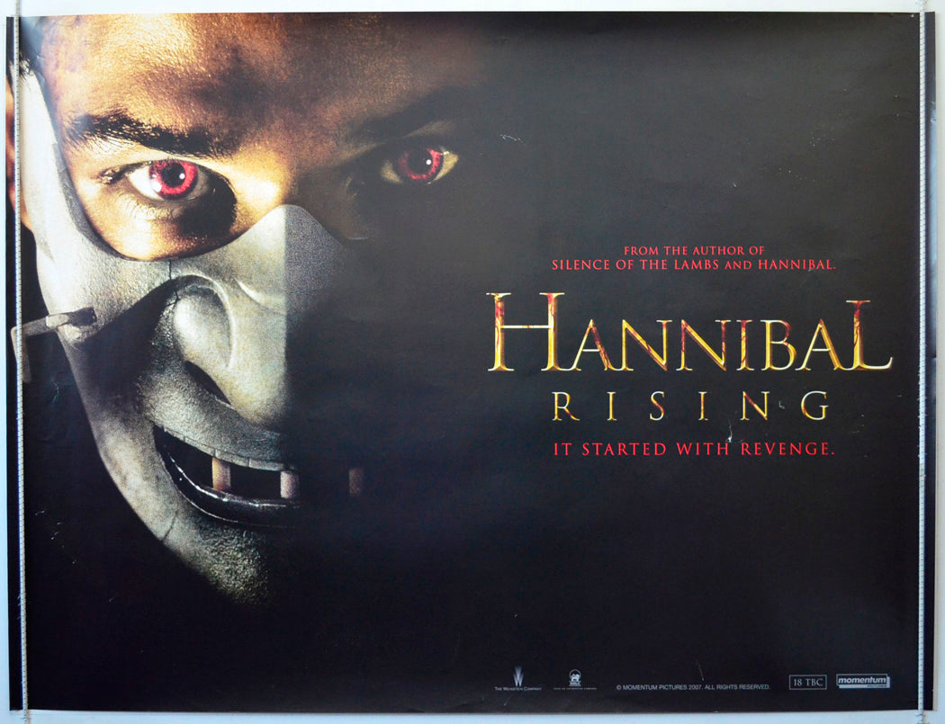 Hannibal Rising  (Teaser / Advance Version)   Original British Quad Poster - Movie Poster