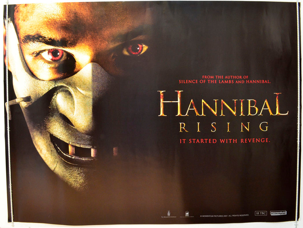 Hannibal Rising   (Teaser / Advance Version) Original British Quad Poster - Film Poster - Movie Poster