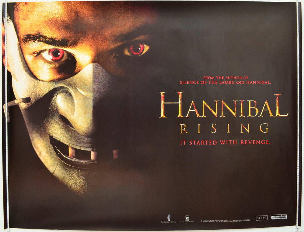 Hannibal Rising  (Teaser / Advance Version)   Original Quad Poster - Film Poster - Movie Poster  