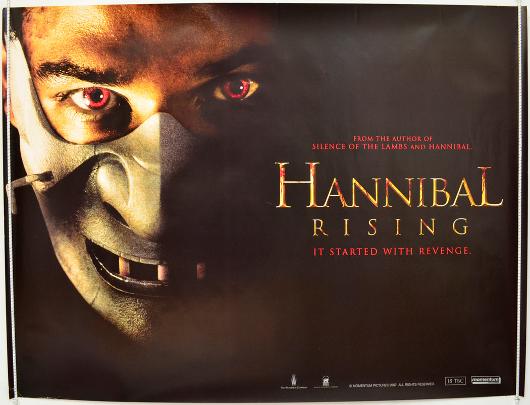 Hannibal Rising  (Teaser / Advance Version)   Original Quad Poster - Film Poster - Movie Poster  